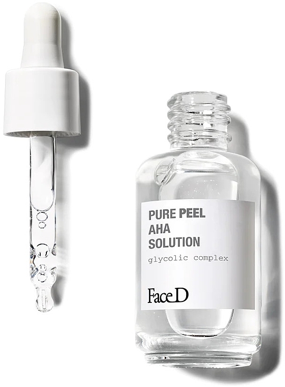 Glykol-Gesichtspeeling - FaceD Pure Peel AHA Solution — Bild N2