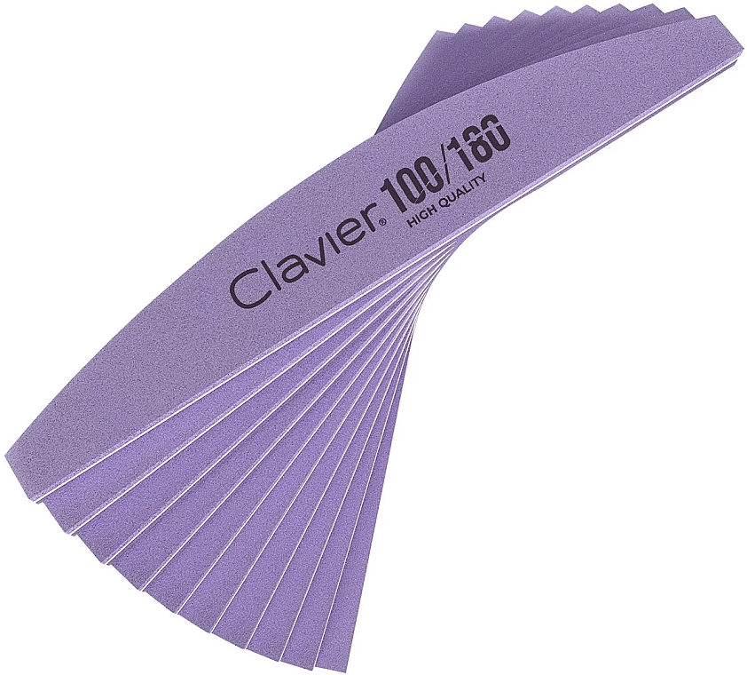 Nagelfeile violett 100/180 10 St. - Clavier — Bild N1