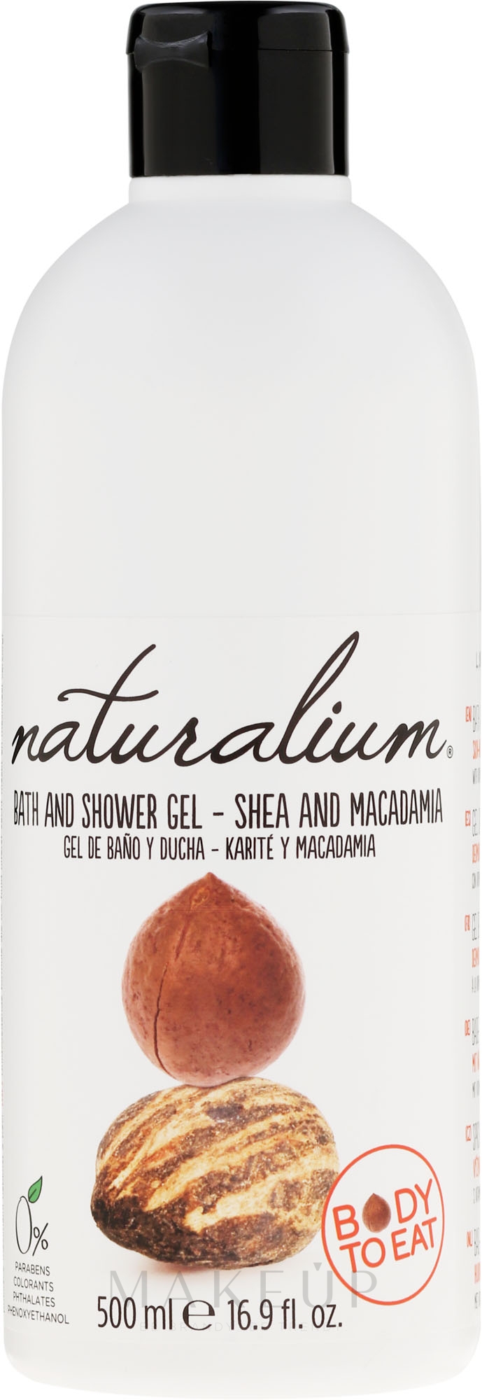 Duschgel mit Sheabutter und Macadamia - Naturalium Shea & Macadamia Shower Gel — Bild 500 ml