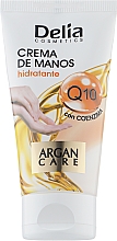 Düfte, Parfümerie und Kosmetik Feuchtigkeitsspendende Handcreme mit Arganöl - Delia Cosmetics Hand Cream Argan Care Q10
