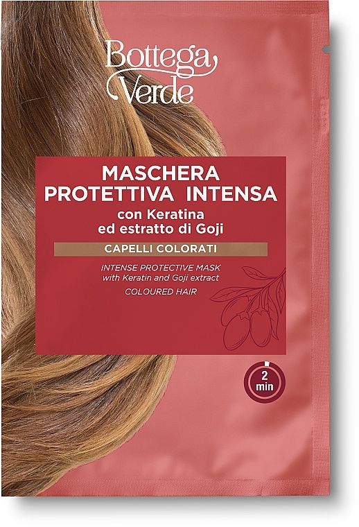 Haarmaske - Bottega Verde Goji & Keratin Intense Protective Mask — Bild N1