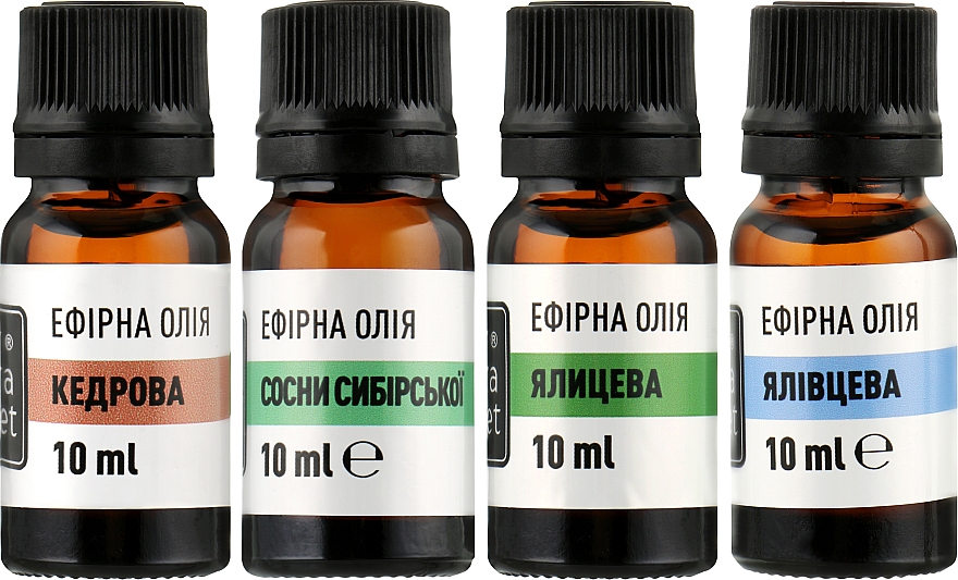 Sauna-Set Nadelbaum - Flora Secret (oil/10ml + oil/10ml + oil/10ml + oil/10ml) — Bild N2