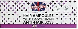 Ampullen gegen Haarausfall - Ronney Hair Ampoules With Flower Balm Anti-Hair Loss — Bild N2
