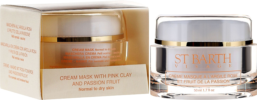 Creme-Maske für das Gesicht mit rosa Tonerde und Passionsfrucht - Ligne St Barth Cream Mask With Pink Clay And Passion Fruit — Bild N1