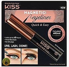 Düfte, Parfümerie und Kosmetik Eyeliner für magnetische Wimpern - Kiss Magnetic Eyeliner