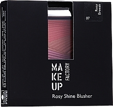 Gesichtsrouge Trio im Spiegeletui - Make Up Factory Rosy Shine Blusher — Bild N2