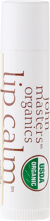 Feuchtigkeitsspendender Lippenbalsam "Vanille" - John Masters Organics Lip Calm Vanilla — Bild N1