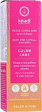 Düfte, Parfümerie und Kosmetik Ayurvedisches farbschützendes Haaröl - Khadi Ayurvedic Color Care Hair Oil