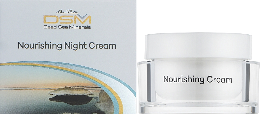 Pflegende Nachtcreme mit Mineralien aus dem Toten Meer - Mon Platin DSM Nourishing Cream  — Bild N1