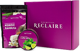 Set Anti-Cellulite-Komplex mit doppelter Kälte - Reclaire (scrub/250g + wrap/200ml) — Bild N1