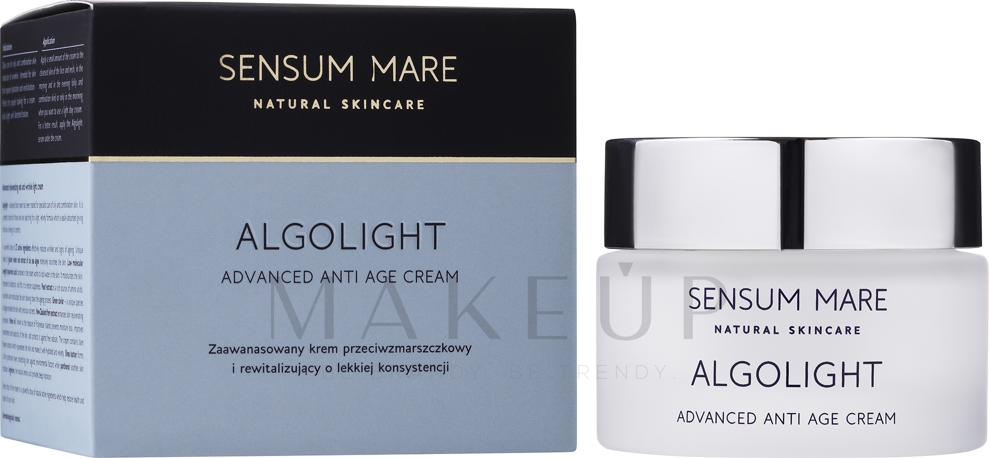 Revitalisierende und verjüngende Anti-Falten Gesichtscreme - Sensum Mare Algolight Advanced Anti Age Cream — Bild 50 ml
