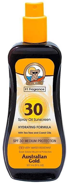 Sonnenschutzöl in Sprayform SPF 30 - Australian Gold Spray Oil Hydrating Formula SPF30 — Bild N1