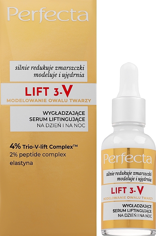 Glättendes Lifting-Serum für Tag und Nacht - Perfecta Lift 3-V 4% Trio-V-Lift Complex  — Bild N1