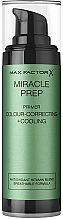 Düfte, Parfümerie und Kosmetik Kühlender Gesichtsprimer gegen Rötungen - Max Factor Miracle Prep Colour Correcting Cooling
