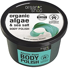 Düfte, Parfümerie und Kosmetik Körperpeeling mit Bio Algenextrakt und Meersalz - Organic Shop Body Scrub Organic Algae & Sea Salt