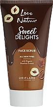 Düfte, Parfümerie und Kosmetik Gesichtspeeling mit Bio-Haselnussextrakt - Oriflame Love Nature Sweet Delights Face Scrub 