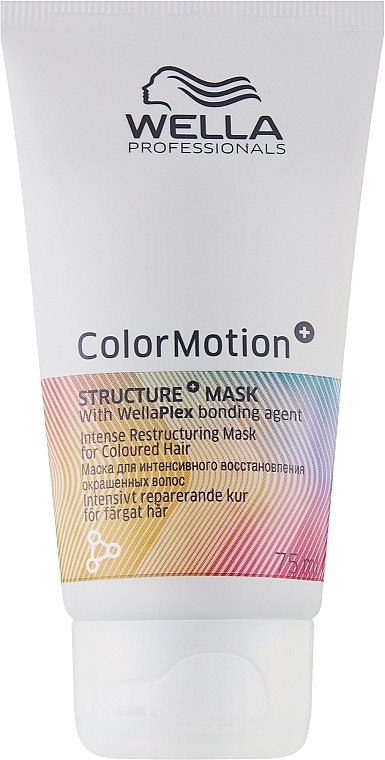 Regenerierende Maske für gefärbtes Haar mit Bond-Wirkstoff - Wella Professionals Color Motion+ Structure Mask — Bild N2