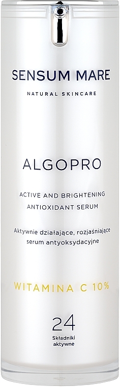 Aufhellendes Antioxidans-Serum mit Vitamin C 10% - Sensum Mare Algopro C Active And Brightening Antioxidant Serum — Bild N1