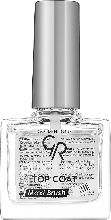 Schnelltrocknender Nagelüberlack - Golden Rose Quick Dry Top Coat — Bild N1