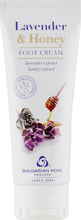 Fußcreme mit Lavendel und Honig - Bulgarian Rose Lavender And Honey Foot Cream