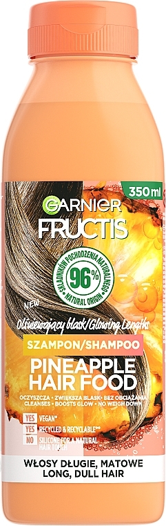 Shampoo für langes und stumpfes Haar - Garnier Fructis Hair Food Pineapple — Bild N1