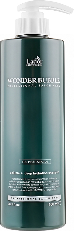 Feuchtigkeitsspendendes Haarshampoo - La'dor Wonder Bubble Shampoo — Bild N5