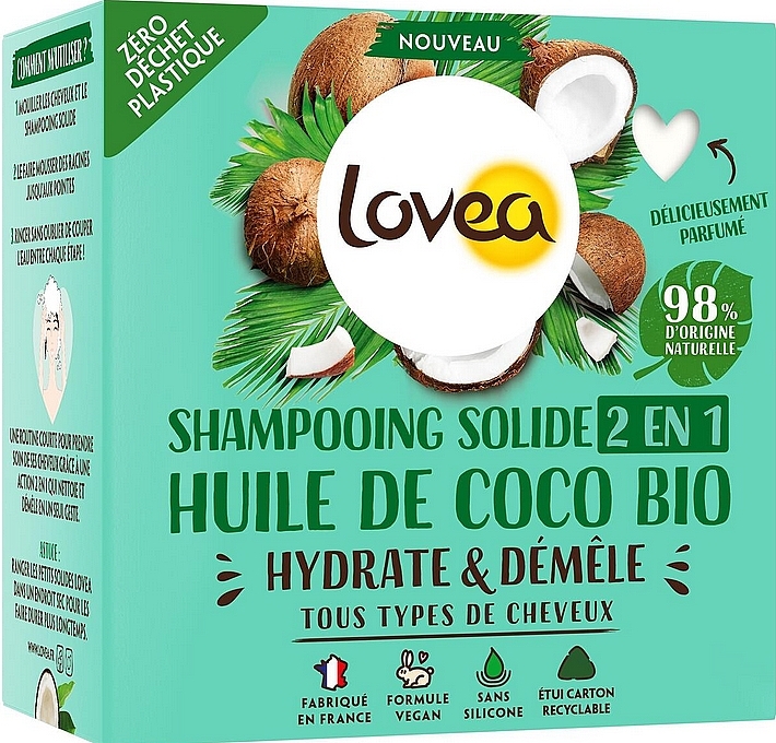 Haarshampoo - Lovea Shampoo 2in1 Cocos — Bild N1