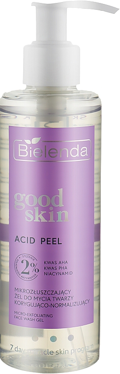 Korrigierendes und normalisierendes Mikro-Peeling-Gel - Bielenda Good Skin Acid Peel Micro-Exfoliating Corrective & Normalizing Face Wash Gel — Bild N1