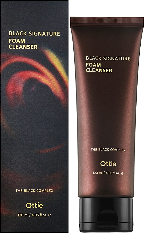 Sanfter Reinigungsschaum mit Schneckenschleim - Reinigungsschaum mit Schneckenschleimextrakt - Ottie Black Signature Foam Cleanser	 — Bild N2