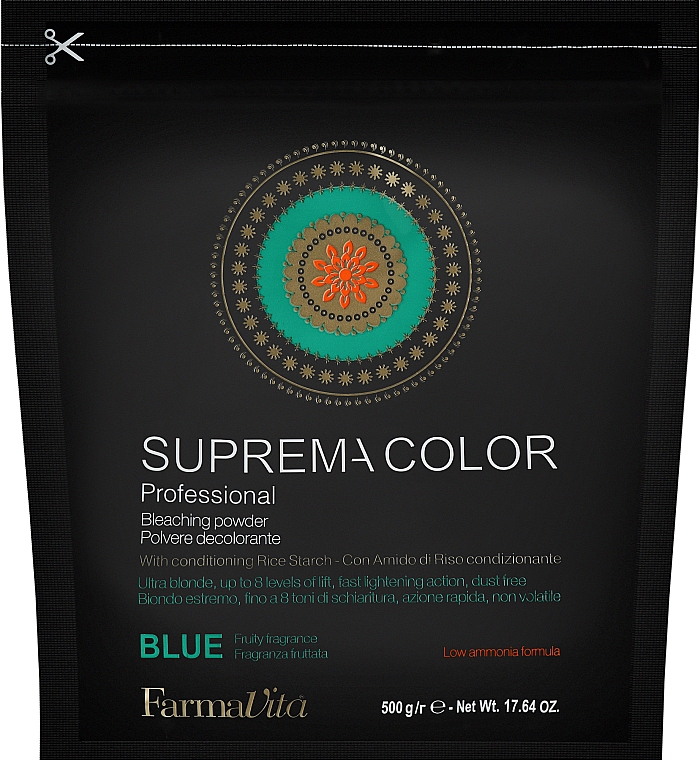 Haarbleichpulver - FarmaVita Suprema Color Blue Bleaching Powder — Bild N1