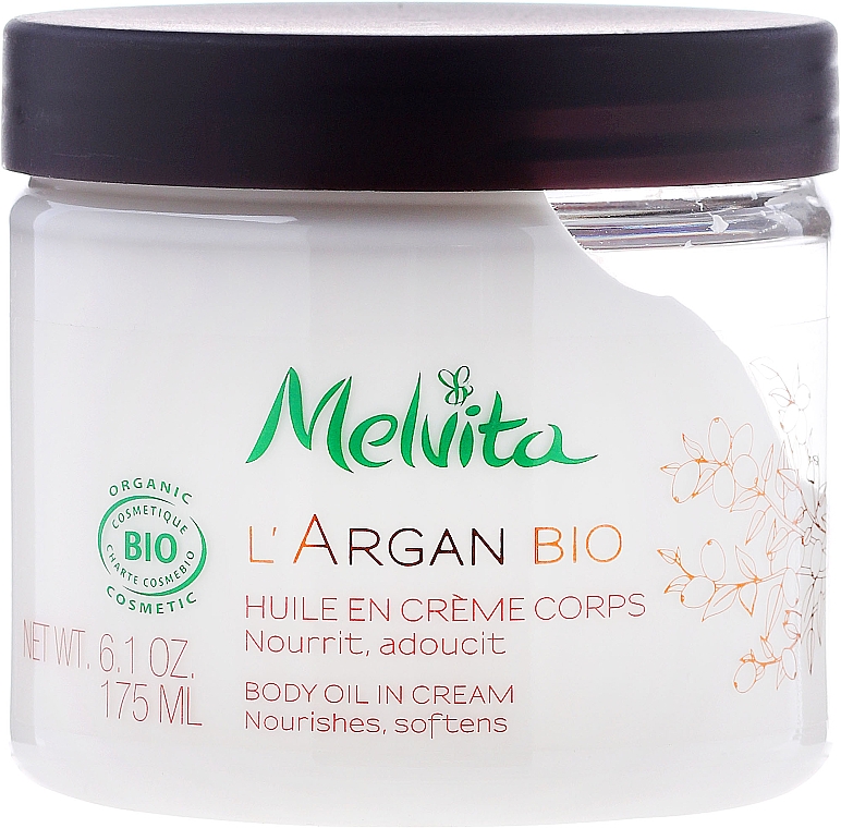 Körpercreme - Melvita L'Argan Bio Body Oil In Cream — Bild N1