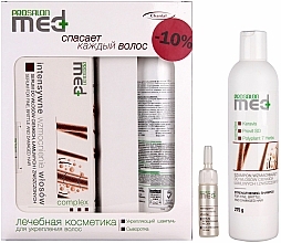 Düfte, Parfümerie und Kosmetik Haarpflegeset - Prosalon Med For Fine, Brittle And Damaged Hair (Shampoo 275ml + Haarserum 10x 8ml)