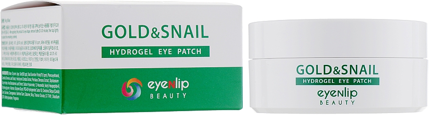 Hydrogel Augenpatches mit Goldextrakt und Schneckenschleim - Eyenlip Gold & Snail Hydrogel Eye Patch — Bild N1