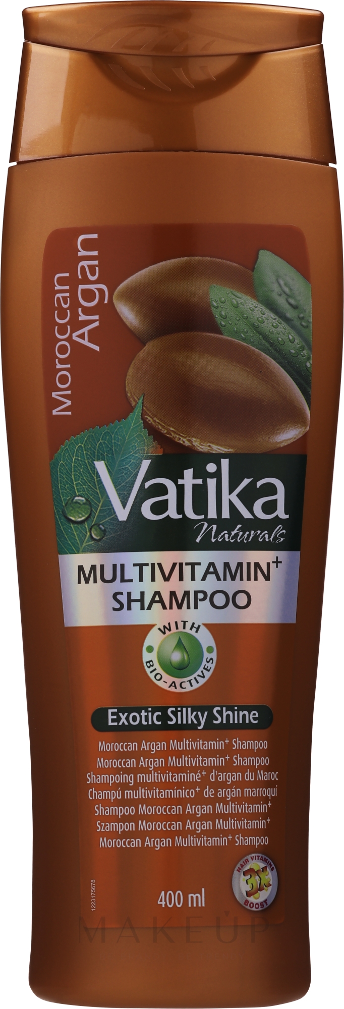 Shampoo mit Arganöl für trockenes und strapaziertes Haar - Dabur Vatika Argan Shampoo — Bild 400 ml