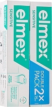Aufhellende Zahnpasta für sensible Zähne - Elmex Sensitive Toothpaste (2x75ml) — Foto N1
