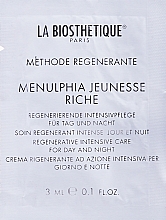 Reichhaltige und regenerierende Creme - La Biosthetique Methode Regenerante Menulphia Jeunesse Riche (Probe)  — Bild N1