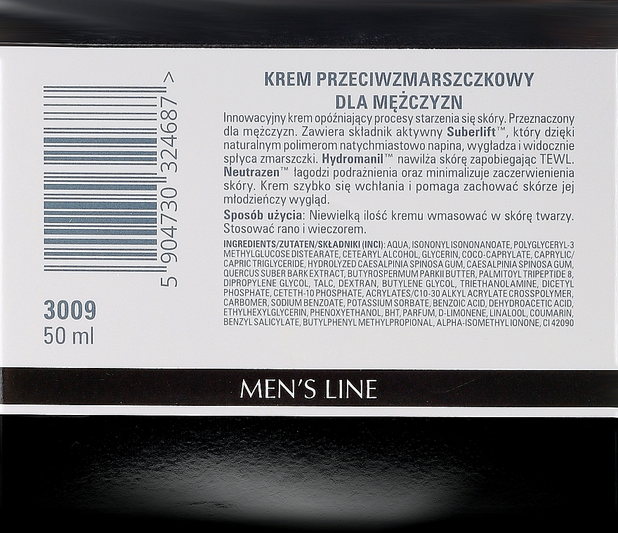 Anti-Falten Gesichtscreme für Männer - Clarena Men’s Line Power Anti-Age Cream — Bild N3