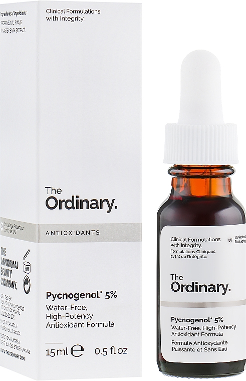 Antioxidatives feuchtigkeitsspendendes Gesichtsserum für mehr Hautelastizität - The Ordinary Pycnogenol 5% — Bild N1