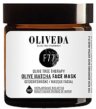Düfte, Parfümerie und Kosmetik Gesichtsmaske - Oliveda F77 Olive Matcha Face Mask