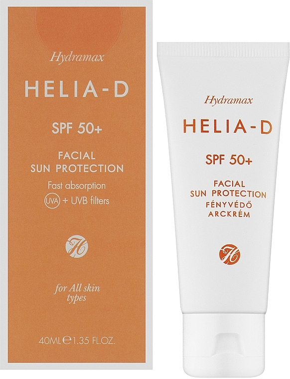 Sonnenschutzcreme für das Gesicht - Helia-D Hydramax Facial Sun Protection SPF 50+ — Bild N2