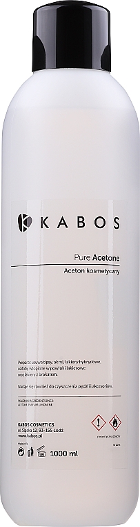 Kosmetisches Aceton - Kabos Pure Acetone — Bild N1