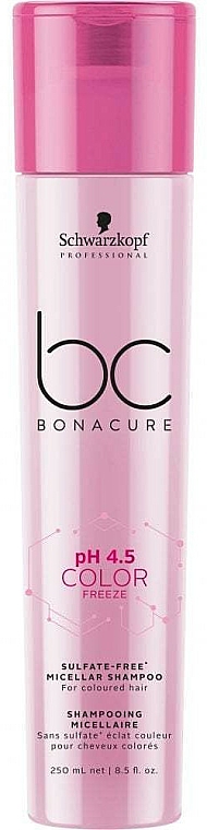 Mizellen Shampoo für coloriertes Haar - Schwarzkopf Professional BC Bonacure Color Freeze Sulfate Free Micellar Shampoo — Bild N1