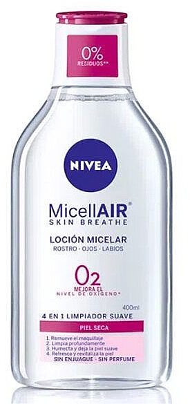 Mizellenwasser für trockene Haut - Nivea MicellAIR O2 — Bild N1