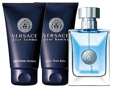 Versace Versace Pour Homme - Duftset (Eau de Toilette 50ml + After Shave 50ml + Duschgel 50ml) — Bild N1