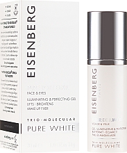 Aufhellendes und perfektionierendes Elixier für Gesicht und Augen - Jose Eisenberg Pure White Face & Eyes Illuminating & Perfecting Gel — Bild N1