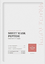 Tuchmaske für das Gesicht mit Peptiden - Village 11 Factory Miracle Youth Cleansing Sheet Mask Peptide — Bild N1