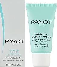 Intensiv kräftigende und feuchtigkeitsspendende Pflegemaske für das Gesicht - Payot Hydra 24 Super Hydrating Comforting Mask — Bild N2