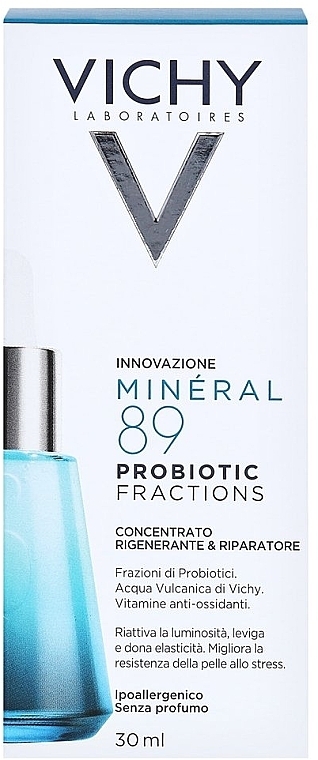 Regenerierendes und reparierendes Gesichtskonzentrat mit Probiotika - Vichy Mineral 89 Probiotic Fractions Concentrate — Bild N4