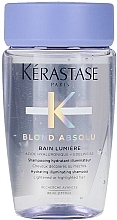 Düfte, Parfümerie und Kosmetik Feuchtigkeitsspendendes Shampoo für gebleichtes Haar mit Hyaluronsäure und Edelweiß - Kerastase Blond Absolu Bain Lumiere Shampoo (Mini)