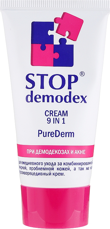 9in1 Gesichtscreme gegen Demodex bei fettige und zu Akne neigende Haut - PhytoBioTechnologien Stop Demodex — Bild N2
